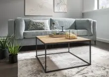 Couchtisch >2133-75< in Eiche Massiv, Gestell...