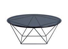 Couchtisch >Nario < Metall schwarz +...