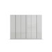 Drehtürenschrank >Modesty< in Glas seidengrau / seidengrau - 271x210x54 (BxHxT)