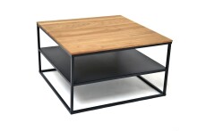 Couchtisch >2143< in Wildeiche massiv, Gestell...