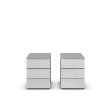 Nachtkommode >Monostar< (2er-Set) in Glas...