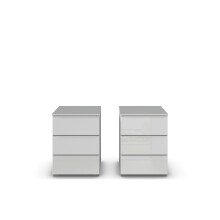 Nachtkommode >Monostar< (2er-Set) in Glas...