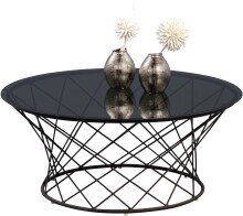 Couchtisch >Noa< in schwarz, Metall schwarz +...