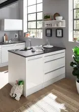 JAZZ Moderne Kücheninsel mit Arbeitsplatte...
