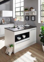 JAZZ Moderne Kücheninsel mit Arbeitsplatte...