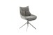 Küchenstuhl >PARKER< (2-er Set) in Anthrazit, Polyester - 57x85x65cm (BxHxT)