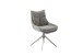 Küchenstuhl >PARKER< (2-er Set) in Anthrazit, Polyester - 57x85x65cm (BxHxT)