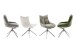 Küchenstuhl >PARKER< (2-er Set) in Creme, Polyester - 57x85x65cm (BxHxT)