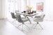 Küchenstuhl >PARKER< (2-er Set) in Creme, Polyester - 57x85x65cm (BxHxT)