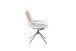 Küchenstuhl >PARKER< (2-er Set) in Creme, Polyester - 57x85x65cm (BxHxT)