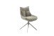 Küchenstuhl >PARKER< (2-er Set) in Cappuccino, Polyester - 57x85x65cm (BxHxT)