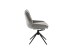 Küchenstuhl >PARKER< (2-er Set) in Anthrazit, Polyester - 57x85x65cm (BxHxT)