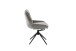 Küchenstuhl >PARKER< (2-er Set) in Anthrazit, Polyester - 57x85x65cm (BxHxT)