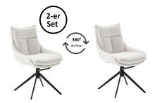 Küchenstuhl >PARKER< (2-er Set) in Creme,...
