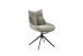 Küchenstuhl >PARKER< (2-er Set) in Cappuccino, Polyester - 57x85x65cm (BxHxT)