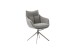 Küchenstuhl >PARKER< (2-er Set) in Anthrazit, Polyester - 65x85x65cm (BxHxT)