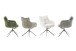Küchenstuhl >PARKER< (2-er Set) in Anthrazit, Polyester - 65x85x65cm (BxHxT)