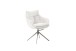 Küchenstuhl >PARKER< (2-er Set) in creme, Polyester - 65x85x65cm (BxHxT)