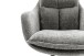 Küchenstuhl >PARKER< (2-er Set) in Anthrazit, Polyester - 65x85x65cm (BxHxT)