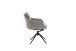 Küchenstuhl >PARKER< (2-er Set) in Anthrazit, Polyester - 65x85x65cm (BxHxT)