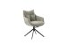 Küchenstuhl >PARKER< (2-er Set) in Cappuccino, Polyester - 65x85x65cm (BxHxT)