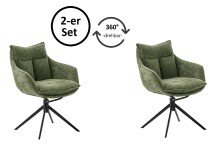 Küchenstuhl >PARKER< (2-er Set) in Olive,...