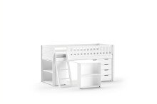 Spielbett >SCOTT< in Bett Kiefer, Beimöbel MDF...
