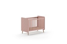 Babybett >BILLY< in Terra Rosa, MDF - 123,6x96x68cm...