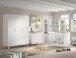 Kleiderschrank >BILLY< in Satin Weiß, MDF - 150x200,3x59cm (BxHxT)