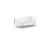 Kinderbett >SMILE< in Weiß lackiert, MDF - 150x60,2x74cm (BxHxT)