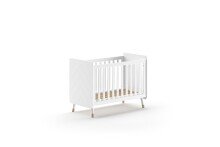 Babyzimmer-Komplettset >BILLY< in Satin Weiß, MDF - 123,6x96x68cm (BxHxT)