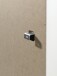 Kleiderschrank >CASAMI BRUGES< in Weiß/Gelb lackiert - 57,6x171,3x37 (BxHxT)