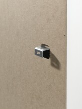 Kleiderschrank >CASAMI BRUGES< in Korpus Weiß / Front Pink, MDF