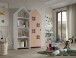 Kleiderschrank >CASAMI BRUGES< in Korpus Weiß / Front Pink, MDF