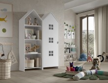 Kleiderschrank >CASAMI BRUGES< in Korpus Weiß...