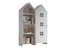 Kleiderschrank >CASAMI BRUGES< in Korpus Weiß / Front Weiß, MDF