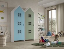 Kleiderschrank >CASAMI BRUGES< in Korpus Weiß...