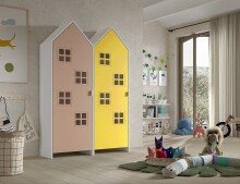 Kleiderschrank >CASAMI BRUGES< in Korpus Weiß...