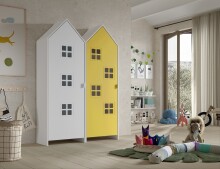 Kleiderschrank >CASAMI BRUGES< in Korpus Weiß...