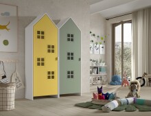 Kleiderschrank >CASAMI BRUGES< in Korpus Weiß...