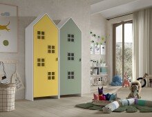 Kleiderschrank >CASAMI BRUGES< in Korpus Weiß...