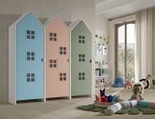 Kleiderschrank >CASAMI BRUGES< in Korpus Weiß...