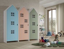 Kleiderschrank >CASAMI BRUGES< in Korpus Weiß...