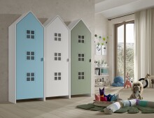 Kleiderschrank >CASAMI BRUGES< in Korpus Weiß...