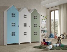 Kleiderschrank >CASAMI BRUGES< in Korpus Weiß...