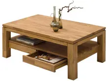 Couchtisch >Gordon< in Asteiche aus Massivholz - 115x45x70cm (BxHxT)