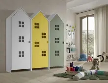 Kleiderschrank >CASAMI BRUGES< in Korpus Weiß...