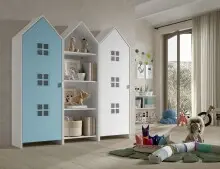 Kleiderschrank >CASAMI BRUGES< in Korpus Weiß...