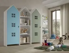 Kleiderschrank >CASAMI BRUGES< in Korpus Weiß...