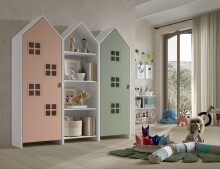 Kleiderschrank >CASAMI BRUGES< in Korpus Weiß...